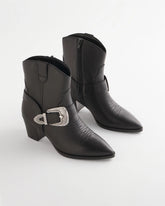 Chico's Kris Western Buckle Boots