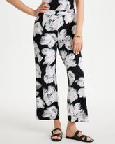 Chico's Travelers™ Knit Abstract Floral Cropped Pants