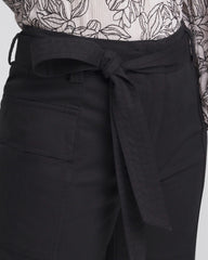 Chico's Belted Twill Utility Cropped Pants