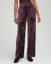 Chico's Crushed Velvet Wide-Leg Pants