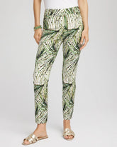 Chico's Brigitte™ Slim Ankle Palm-Print Pants