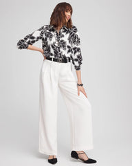 Chico's Crepe Pleated Relaxed Pants