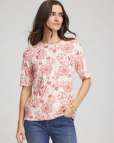 Chico's Elbow Sleeve Tee