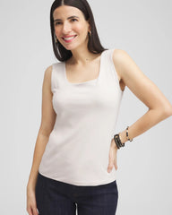Chico's Contour Cotton™ Square Neck Tank