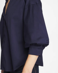 Chico's Poplin Billow Sleeve Blouse