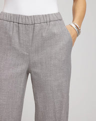 Chico's Shimmer Straight Tapered Ankle Pants