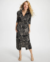 Chico's Printed Knit Shirtdress