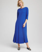 Chico's Seamed Crepe Maxi Dress