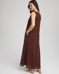 Chico's Eyelet Cutout Maxi Tank Dress