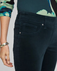 Chico's Velveteen Pull-On Flared Jeans