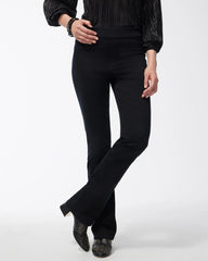 Chico's Black Pull-on Bootcut Jeggings