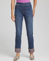 Chico's Embellished Pull-On Slim Ankle Jeggings