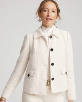 Chico's Bouclé Chore Jacket