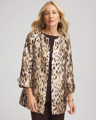 Chico's Travelers™ Collection Animal Jacquard Jacket