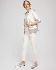 Chico's Zenergy® Luxe Metallic Striped Sweater