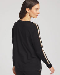 Chico's Zenergy® Lattice-Trim Pullover Top