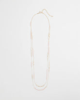 Chico's Pink Double-Strand Necklace