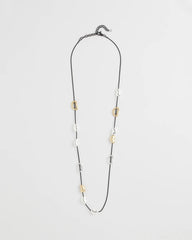 Chico's Mixed-Metal Charm Necklace
