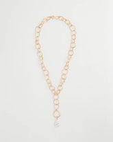 Chico's Pearl Y-Necklace