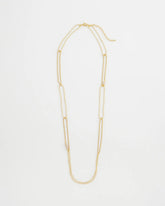 Chico's Long Gold Ball Chain Single Strand