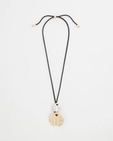 Chico's Crinkle Mixed Metal Pendant