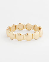 Chico's Textured Circle Stretch Bracelet