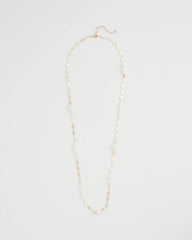 Chico's Pearl and Link Necklace