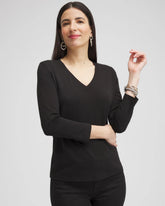 Chico's 3/4 Sleeve Perfect Tee