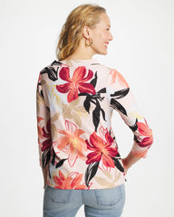 Chico's Pima Cotton 3/4 Sleeve Tee
