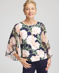 Chico's Georgette Angel-Sleeved Top