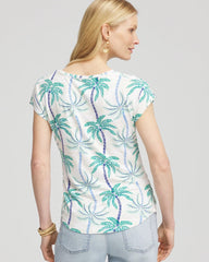 Chico's Cap Sleeve Dolman Tee