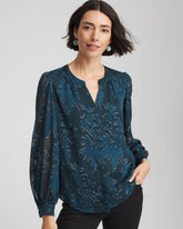 Chico's Novelty Texture Blouse