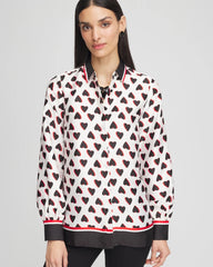 Chico's Classic Valentine's Day Blouse