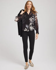 Chico's Georgette Flow Print Blouse