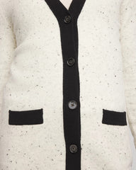 Chico's Tipped Lady Jacket Cardigan