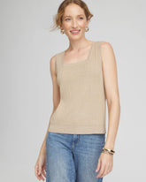 Chico's Rib Stitch Pullover Tank