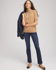 Chico's Cashmere Elbow-Sleeve Sweater