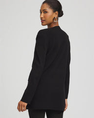 Chico's Button-Down Crewneck Coatigan