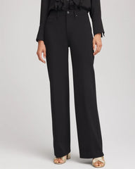 Chico's Five-Pocket Wide-Leg Ponte Pants
