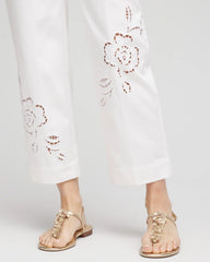 Chico's Sateen Cutout Cropped Pants