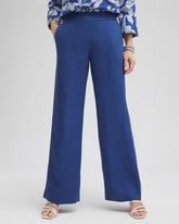 Chico's Linen Trouser Flare Pants