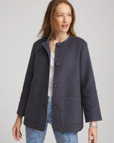 Chico's Wool Scarf Jacket