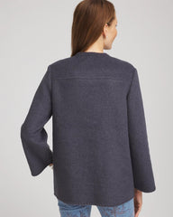 Chico's Wool Scarf Jacket