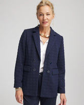 Chico's Textured Single-Breasted Knit Blazer