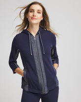 Chico's Zenergy® French Terry & Chambray Jacket