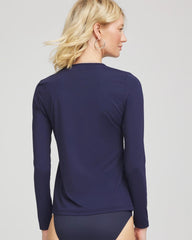 Chico's Gottex Long-Sleeve Swim Shirt