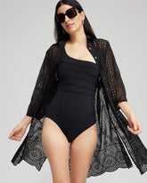 Chico's Shirt Dress Swim Coverup
