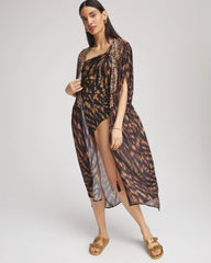 Chico's Miraclesuit® Raya De Safari Kimono Cover-Up
