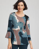 Chico's Travelers™ Crystal Flounce Sleeve Tunic