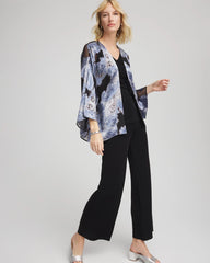 Chico's Travelers™ Collection Paisley Burnout Jacket